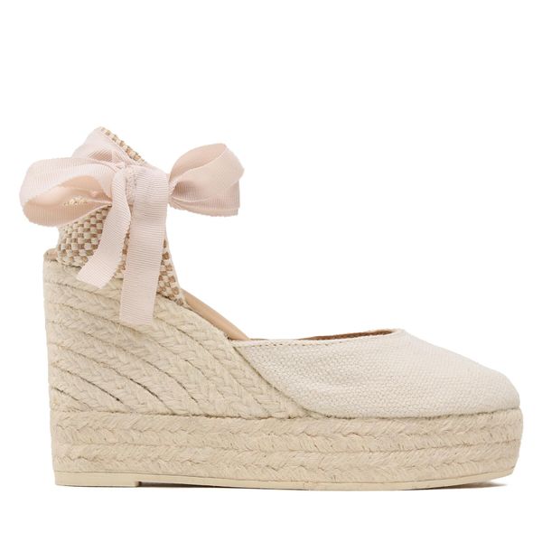 Manebi Espadrile Manebi Wedge Espadrilles 7.0 WV O Écru