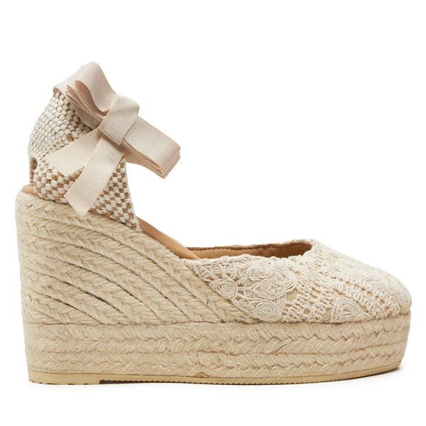 Manebi Espadrile Manebi Yucatan Wedge Espadrilles G 0.3 WV Bež