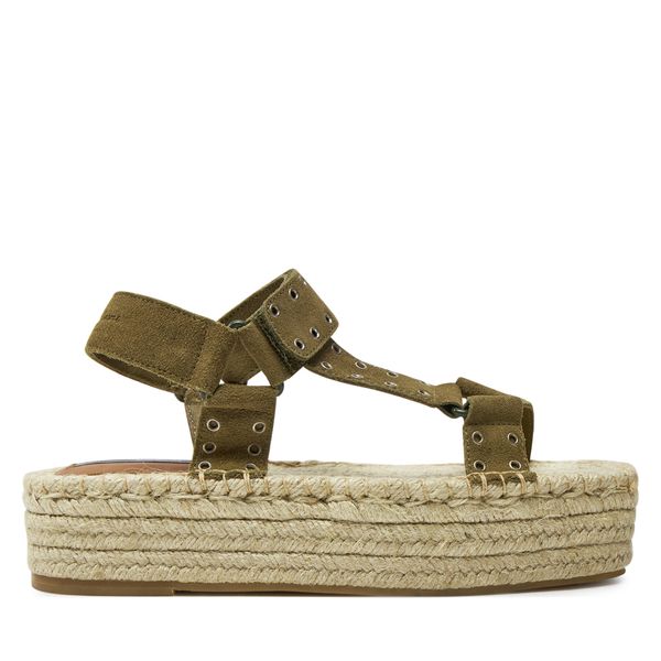 Pepe Jeans Espadrile Pepe Jeans Tracy Resort PLS90660 Zelena