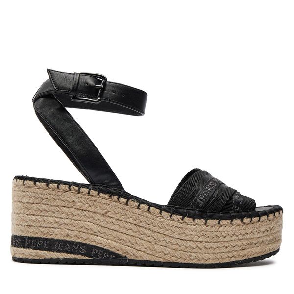 Pepe Jeans Espadrile Pepe Jeans Witney Cross PLS90669 Črna