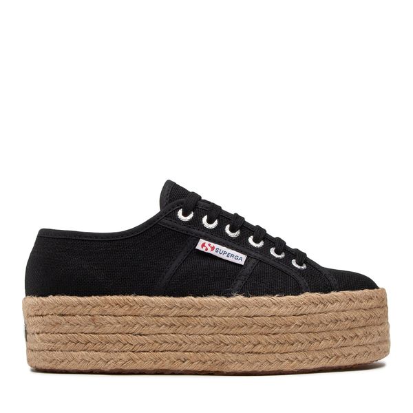 Superga Espadrile Superga 2790 Rope S51186W Črna