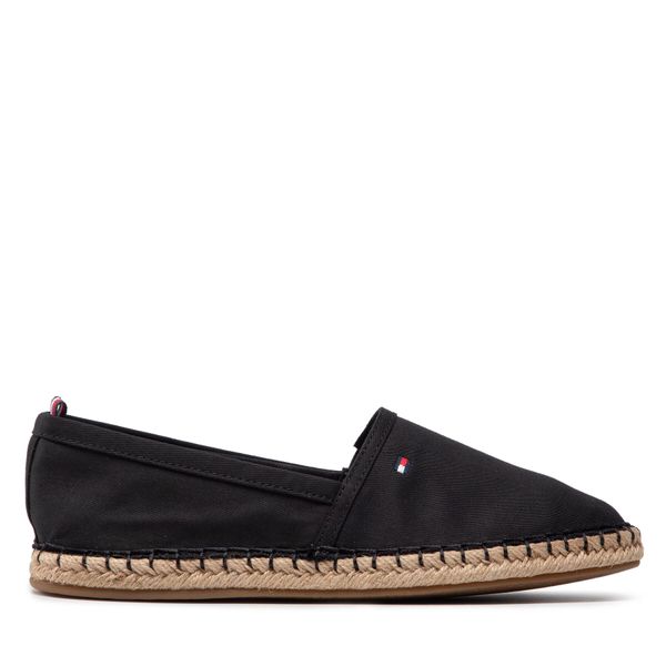 Tommy Hilfiger Espadrile Tommy Hilfiger Basic Flat FW0FW06497 Črna