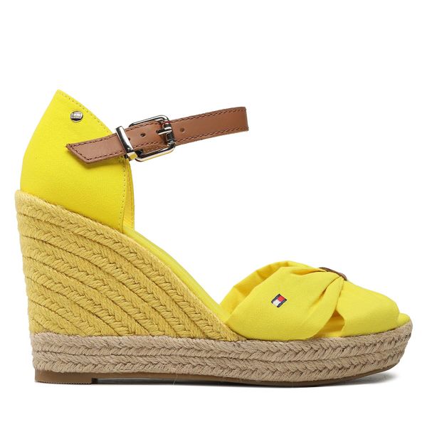 Tommy Hilfiger Espadrile Tommy Hilfiger Basic Open Toe High Wedge FW0FW04784 Vivid Yellow ZGS