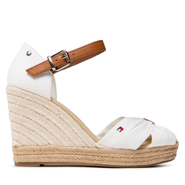 Tommy Hilfiger Espadrile Tommy Hilfiger Basic Opened Toe High Wedge FW0FW04784 Bela