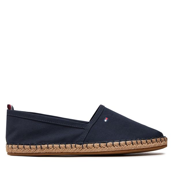 Tommy Hilfiger Espadrile Tommy Hilfiger Basic Tommy Flat Espadrille FW0FW06497 Mornarsko modra