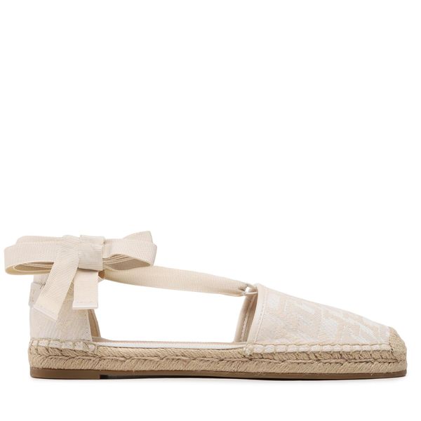 Tommy Hilfiger Espadrile Tommy Hilfiger Closed Toe Espadrille Monogram W FW0FW07253 Écru