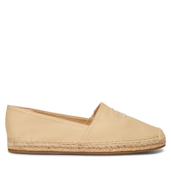 Tommy Hilfiger Espadrile Tommy Hilfiger Embroidered Flat Espadrille FW0FW07721 Harvest Wheat ACR