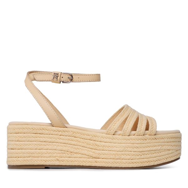 Tommy Hilfiger Espadrile Tommy Hilfiger Essenital Flatform Sandal FW0FW07161 Rumena