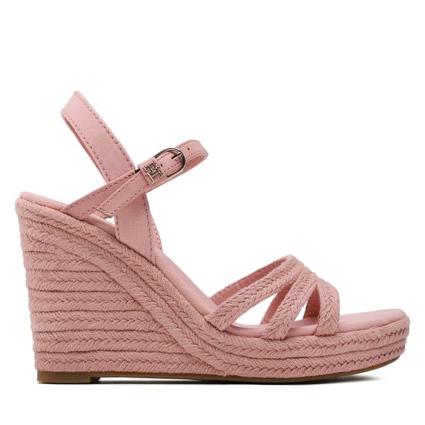 Tommy Hilfiger Espadrile Tommy Hilfiger Essential Wedge Sandal FW0FW07159 Roza