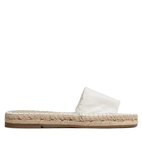 Tommy Hilfiger Espadrile Tommy Hilfiger Flat Sandal FW0FW07103 Écru