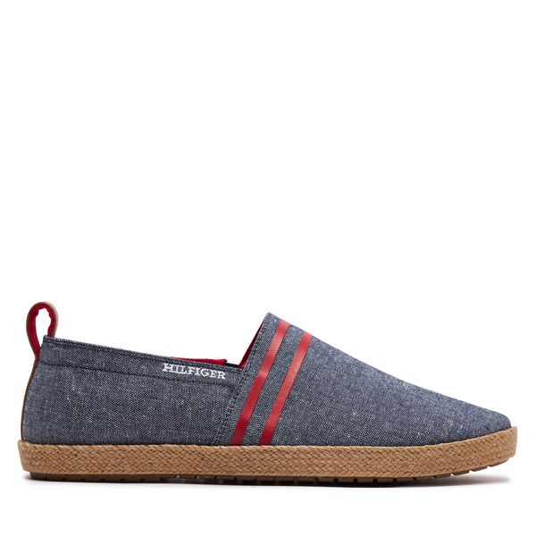 Tommy Hilfiger Espadrile Tommy Hilfiger Hilfiger Espadrille C Chambray FM0FM04982 Mornarsko modra