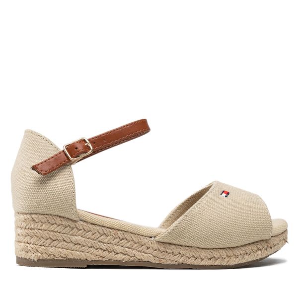 Tommy Hilfiger Espadrile Tommy Hilfiger Rope Wedge Sandal T3A7-32185-0048 M Bež