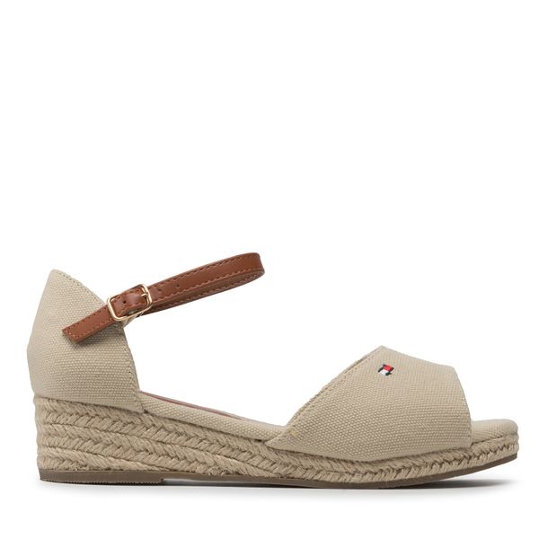 Tommy Hilfiger Espadrile Tommy Hilfiger Rope Wedge Sandal T3A7-32185-0048 S Bež