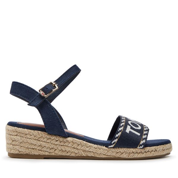 Tommy Hilfiger Espadrile Tommy Hilfiger Rope Wedge Sandal T3A7-33287-0890 M Blue 800