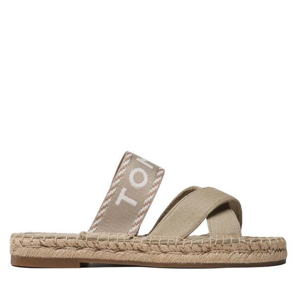 Tommy Hilfiger Espadrile Tommy Hilfiger Seasonal Webbing Sandal FW0FW07181 Bež