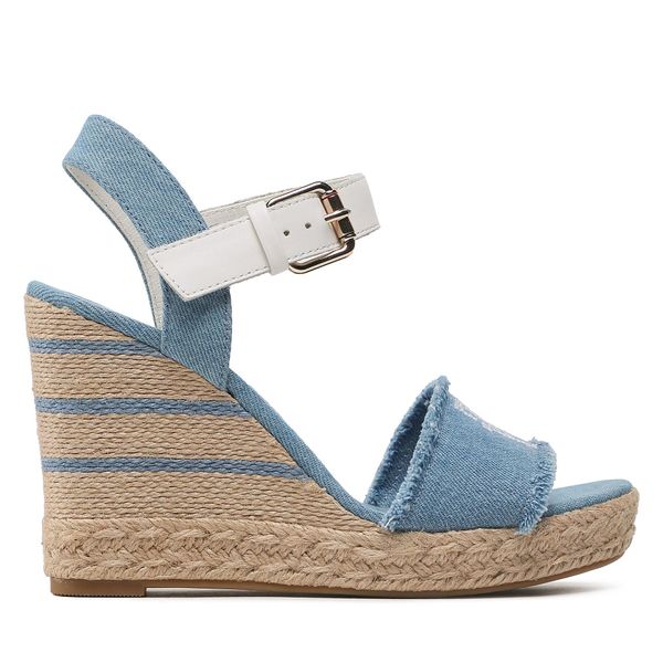 Tommy Hilfiger Espadrile Tommy Hilfiger Wedge Sandal FW0FW07079 Modra