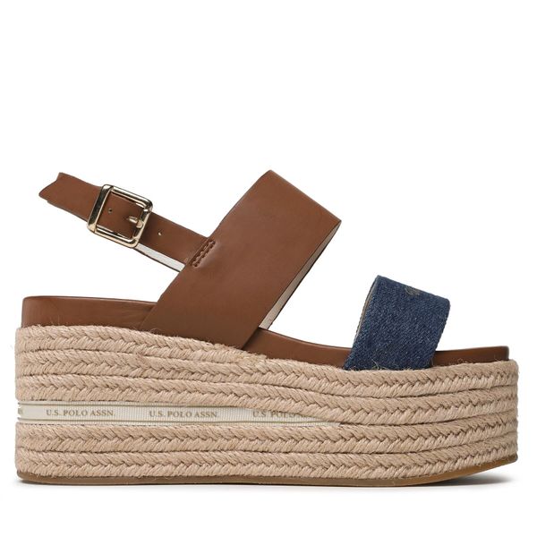 U.S. Polo Assn. Espadrile U.S. Polo Assn. Loren LOREN007 Rjava