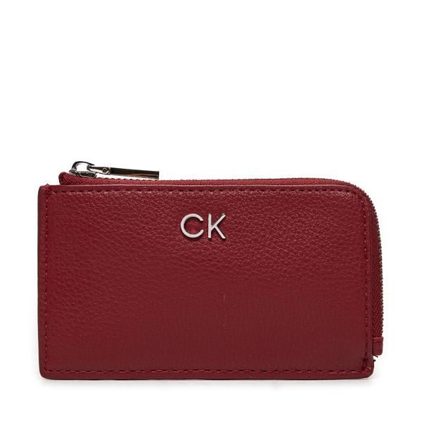 Calvin Klein Etui za kreditne kartice Calvin Klein Ck Daily Zip Cardholder W/Chain K60K612281 Rdeča