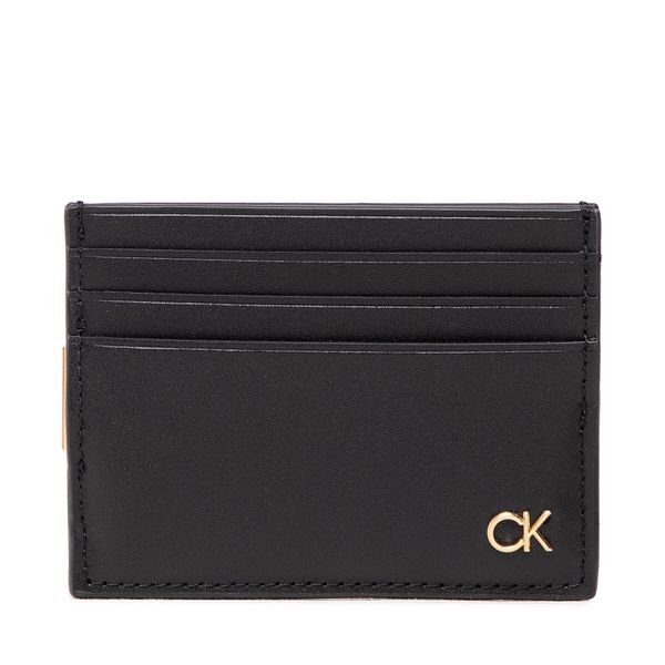 Calvin Klein Etui za kreditne kartice Calvin Klein Ck Icon Cc Holder W/Clip K50K509625 BLK
