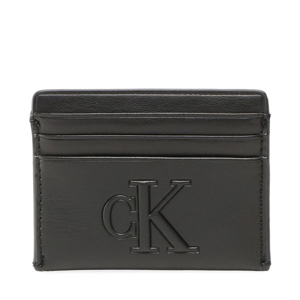 Calvin Klein Jeans Etui za kreditne kartice Calvin Klein Jeans Sculpted Cardholder 6Cc Pipping K60K610349 BDS