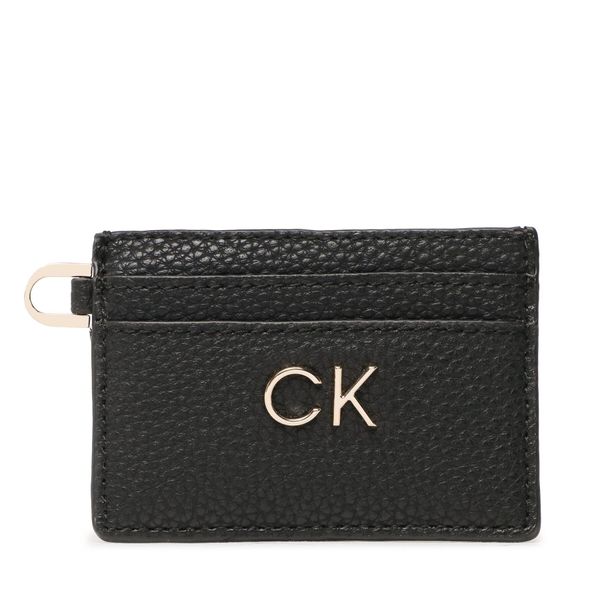 Calvin Klein Etui za kreditne kartice Calvin Klein Re-Lock Cardholder K60K610671 Črna