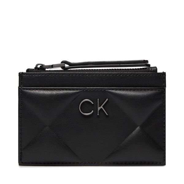 Calvin Klein Etui za kreditne kartice Calvin Klein Re-Lock Quilt Cardholder K60K611372 Ck Black BEH