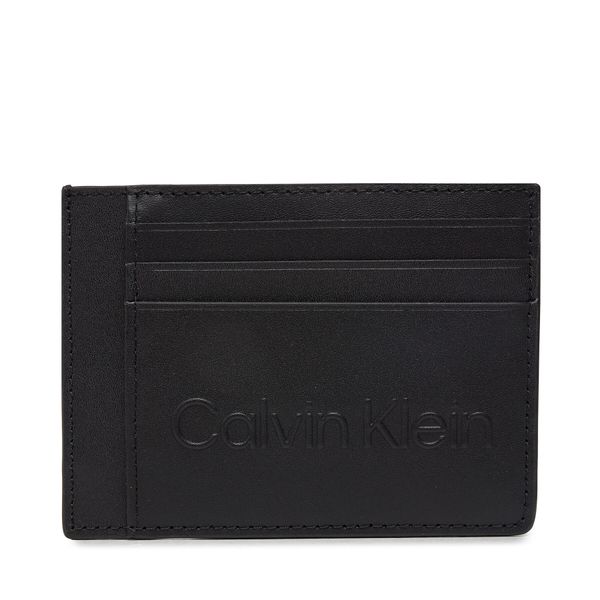 Calvin Klein Etui za kreditne kartice Calvin Klein Set Id Cardholder K50K509971 Črna