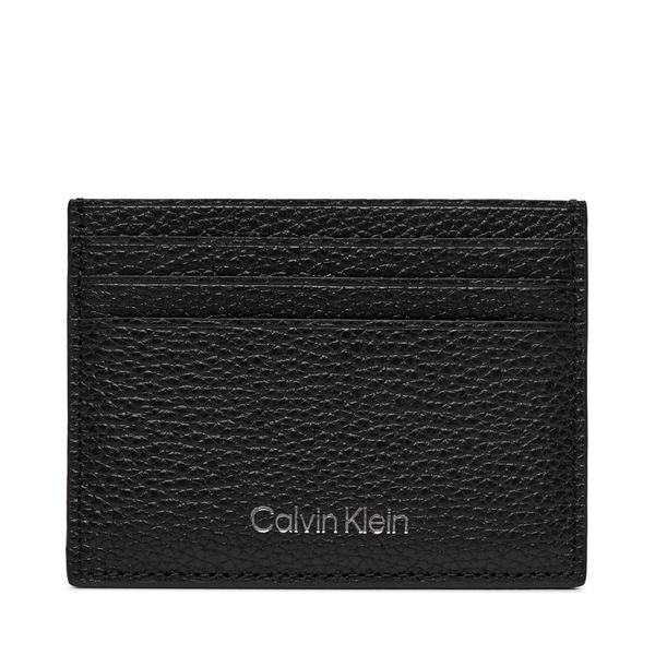 Calvin Klein Etui za kreditne kartice Calvin Klein Warmth Cardholder 6Cc K50K507389 Črna