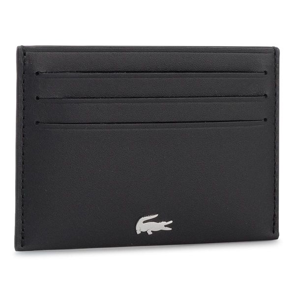 Lacoste Etui za kreditne kartice Lacoste Credit Card Holder NH1346FG Črna