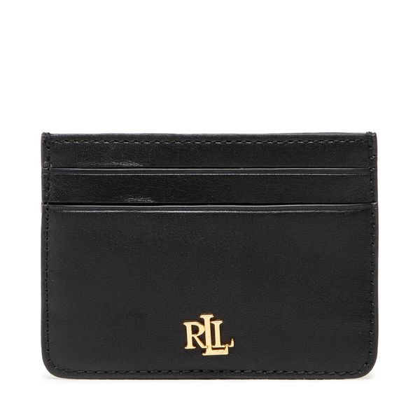 LAUREN RALPH LAUREN Etui za kreditne kartice Lauren Ralph Lauren Slim Card 432876732001 Črna