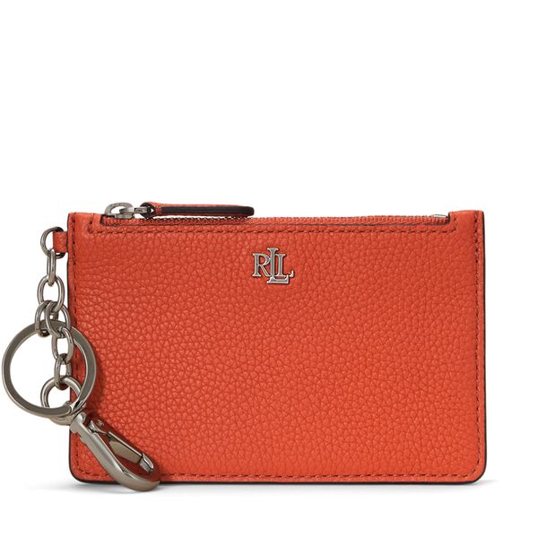 LAUREN RALPH LAUREN Etui za kreditne kartice Lauren Ralph Lauren Zip Card Cas 432947628008 Oranžna