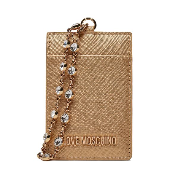 LOVE MOSCHINO Etui za kreditne kartice LOVE MOSCHINO JC5853PP4IK2390A Zlata