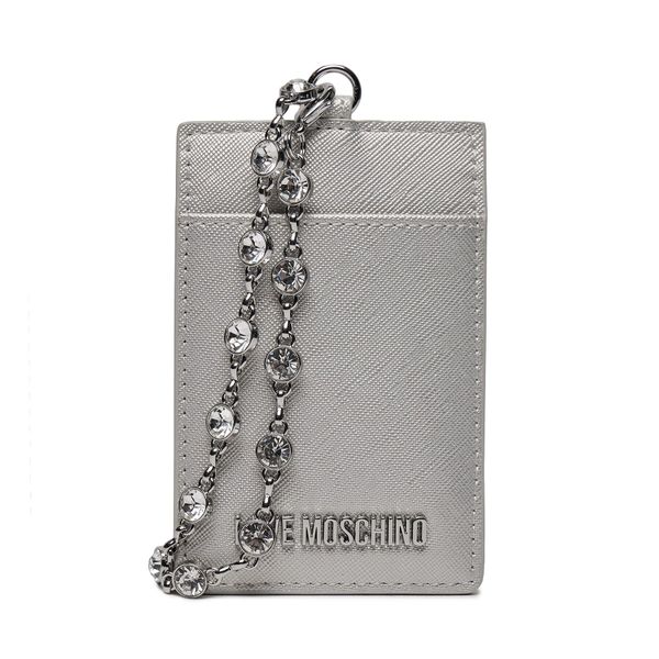 LOVE MOSCHINO Etui za kreditne kartice LOVE MOSCHINO JC5853PP4IK2390B Srebrna