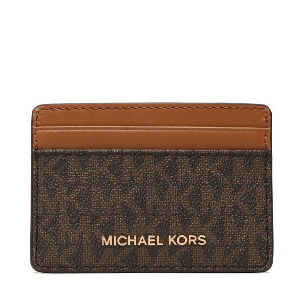 MICHAEL Michael Kors Etui za kreditne kartice MICHAEL Michael Kors Jet Set 34F1GJ6D0B Brown