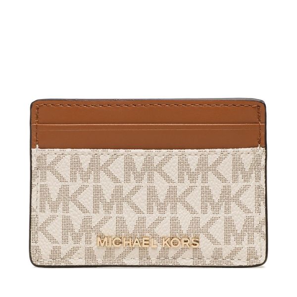 MICHAEL Michael Kors Etui za kreditne kartice MICHAEL Michael Kors Jet Set 34F1GJ6D0B Vanilla