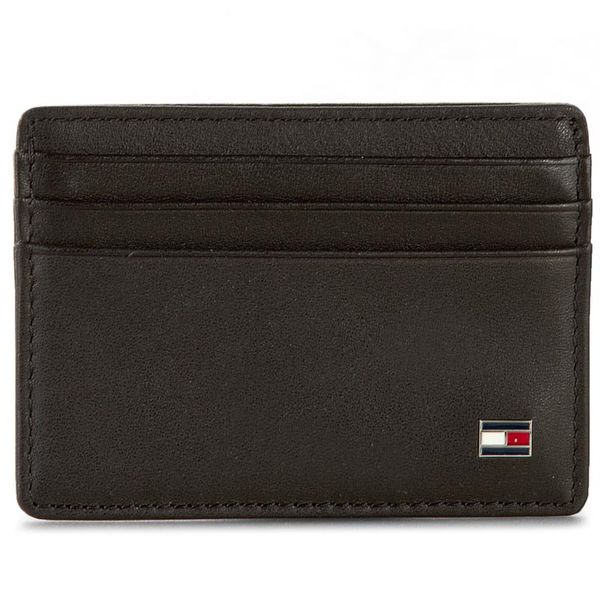 Tommy Hilfiger Etui za kreditne kartice Tommy Hilfiger Eton Cc Holder AM0AM00653 Črna