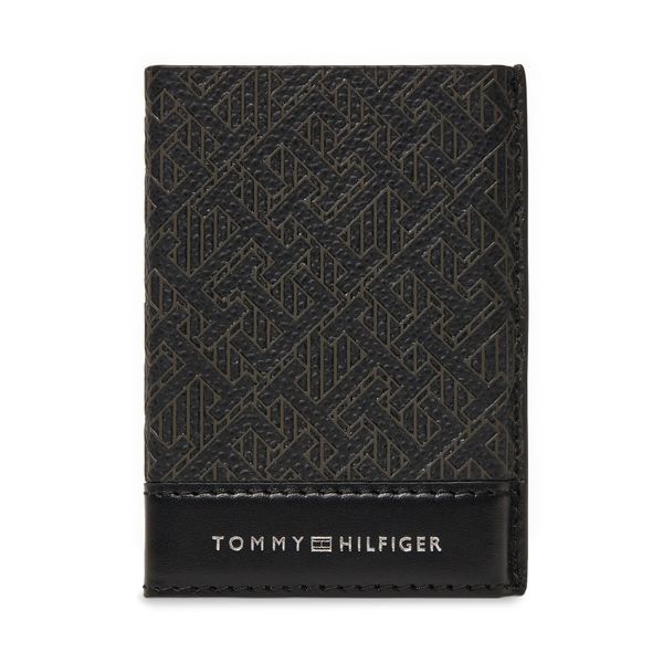 Tommy Hilfiger Etui za kreditne kartice Tommy Hilfiger Monogram AM0AM12783 Črna