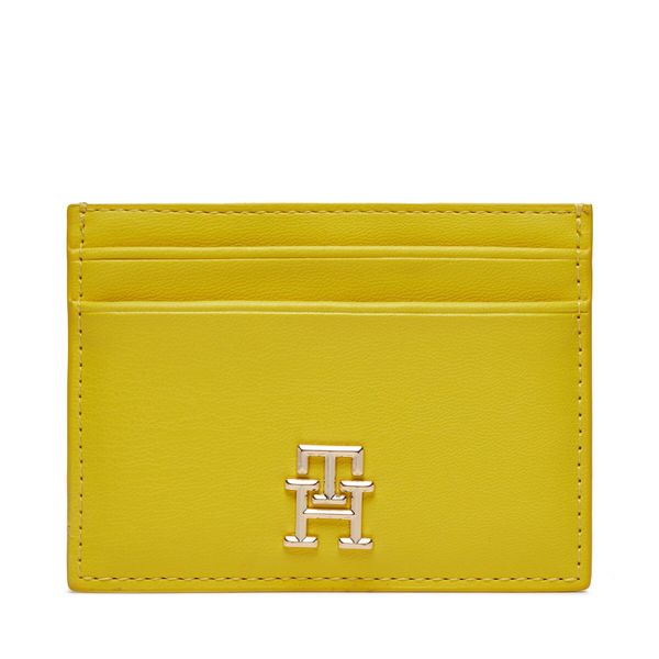 Tommy Hilfiger Etui za kreditne kartice Tommy Hilfiger Th Central Cc And Coin Rumena