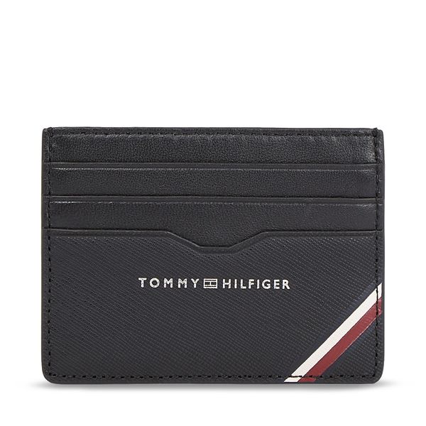 Tommy Hilfiger Etui za kreditne kartice Tommy Hilfiger Th Central Cc Holder AM0AM11583 Black BDS