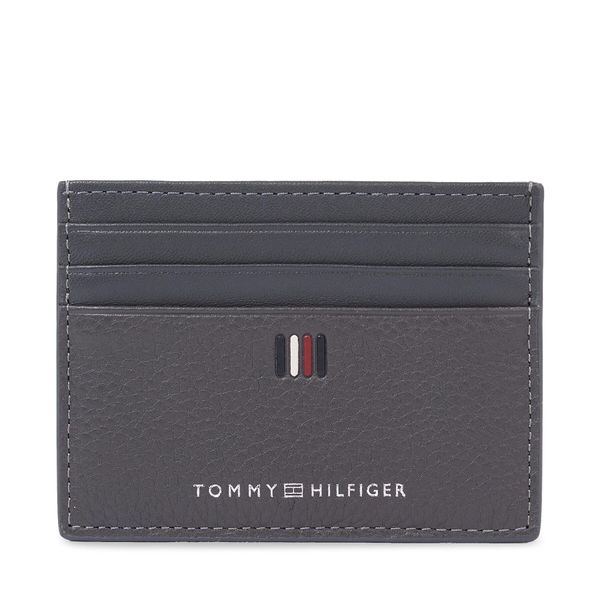 Tommy Hilfiger Etui za kreditne kartice Tommy Hilfiger Th Central Cc Holder AM0AM11858 Dark Grey PSM