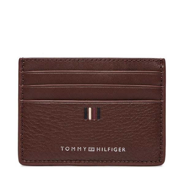 Tommy Hilfiger Etui za kreditne kartice Tommy Hilfiger Th Central Cc Holder AM0AM11858 Rjava