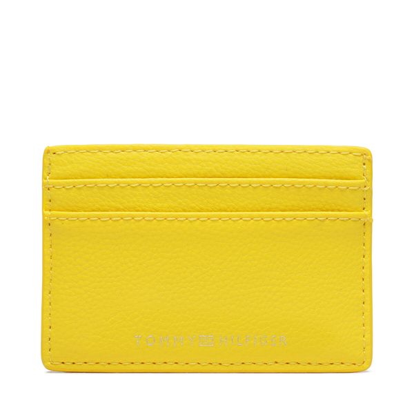 Tommy Hilfiger Etui za kreditne kartice Tommy Hilfiger Th Contemporary Cc Holder AW0AW14894 Rumena