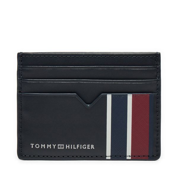 Tommy Hilfiger Etui za kreditne kartice Tommy Hilfiger Th Corp Cc Holder AM0AM12780 Mornarsko modra