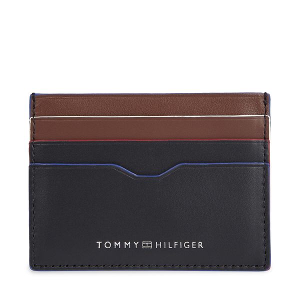 Tommy Hilfiger Etui za kreditne kartice Tommy Hilfiger Th Prep Cc Holder AM0AM11403 Črna