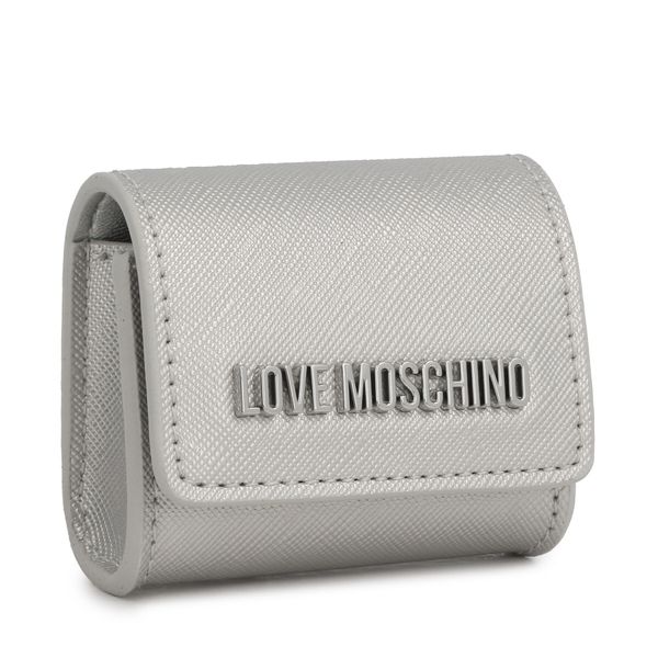 LOVE MOSCHINO Etui za slušalke LOVE MOSCHINO JC6451PP4IK2390B Srebrna