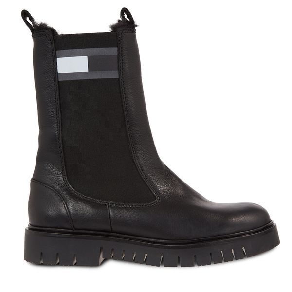 Tommy Jeans Gležnjarji Chelsea Tommy Jeans Tjw Warmlined Chelsea Boot EN0EN02313 Črna