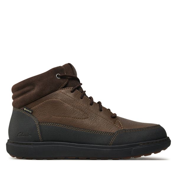 Clarks Gležnjarji Clarks Mapstone Hi Gtx GORE-TEX 26180205 Rjava