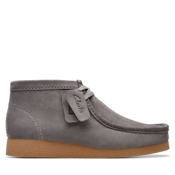 Clarks Gležnjarji Clarks Wallabee Evo Bt 26174938 Siva