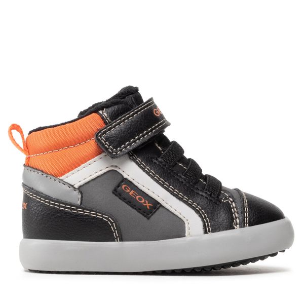 Geox Gležnjarji Geox B Gisli B. B B261NB 0MEFU C0038 M Black/Orange