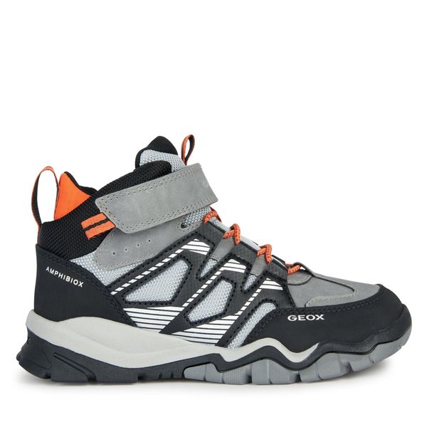 Geox Gležnjarji Geox J Montrack Boy B Abx J26HBC 0FUME C0036 M Grey/Orange